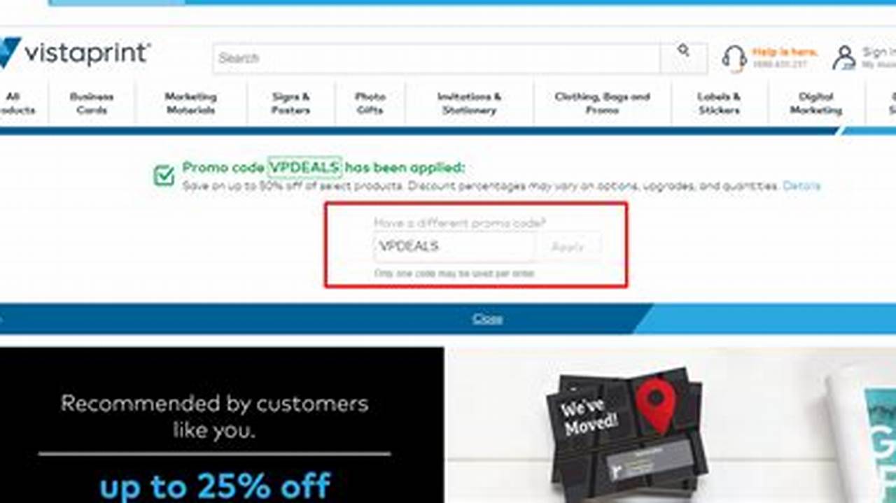Vistaprint Promo Code 2024 Uk