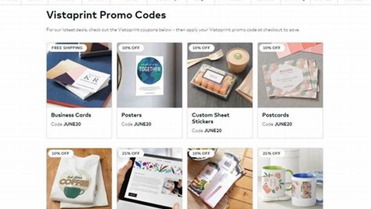 Vistaprint Promo Code June 2024 Reddit