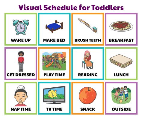 Visual Schedule Printable Visual Schedule