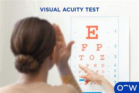Visual acuity test