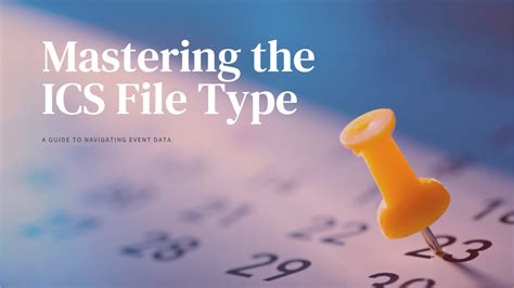 A visual representation of an ICS file, with its various components labeled, such as the event title, date, time, and description.