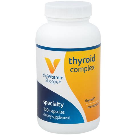 The Vitamin Shoppe Thyroid Complex, Support Thyroid Health and