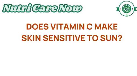 Revitalizing Your Skin: The Truth About Vitamin C Sensitivity and How to Overcome It