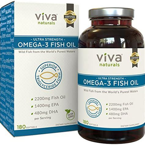Viva Naturals Omega-3 Fish Oil Supplement