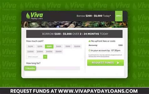 Viva Payday Loans Online