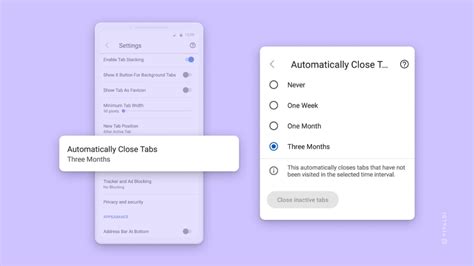 Vivaldi will actually close inactive tabs automatically