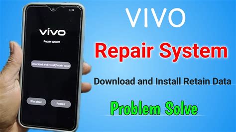 Tampilan Layar Vivo Repair System Error