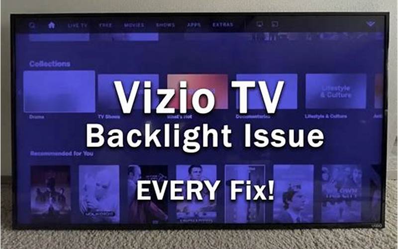 Vizio Tv Backlight