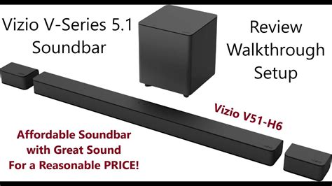 Vizio Sound Bar Settings