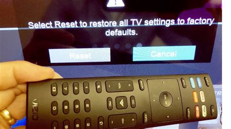 Vizio TV System Reset Options
