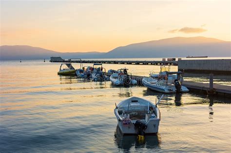 Vlore Harbor Boats