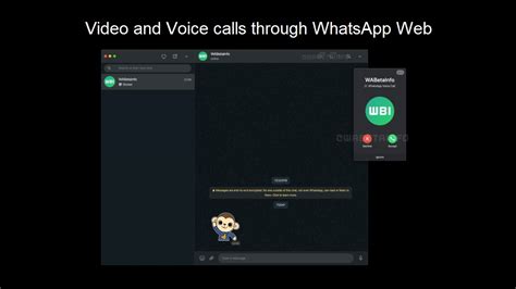 Voice/ Video Calls on WhatsApp Web and Desktop