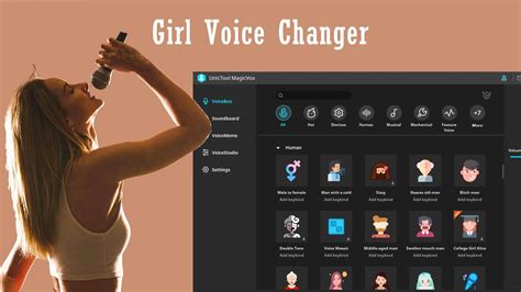 Voice changer girl photo editor