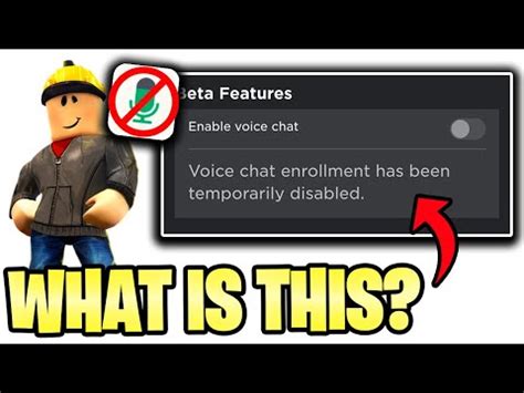 Voice Chat Enrollment is temporarily disabled…(Roblox) - YouTube