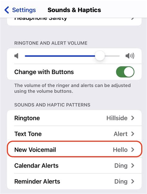 Voicemail Settings
