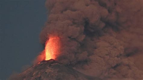 Volcan de Fuego eruption