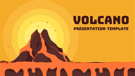 Volcano Slides Template