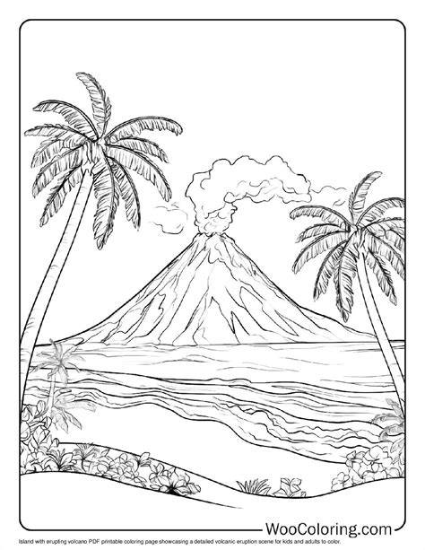 Volcano Color Pages