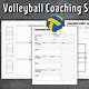 Volleyball Coaching Printables