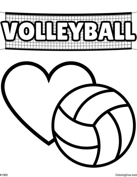 Volleyball Color Pages