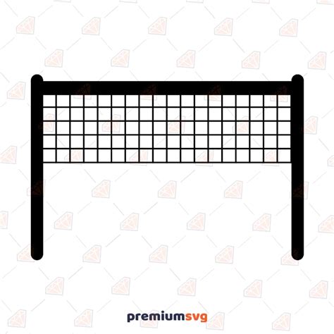 Serve Up Your Designs with Stunning Volleyball Net SVG Graphics: Ace Your Projects!