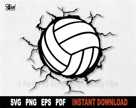Score a Spike with Stunning Volleyball SVG Designs - Serve Up Your Creativity Now!
