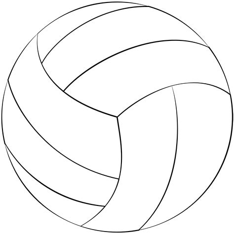 Volleyball Template Printable