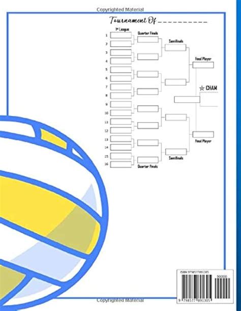 Volleyball Tournament Bracket Template
