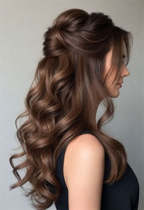 Voluminous Half-Up
