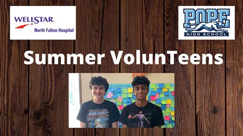 Volunteen Summer Program