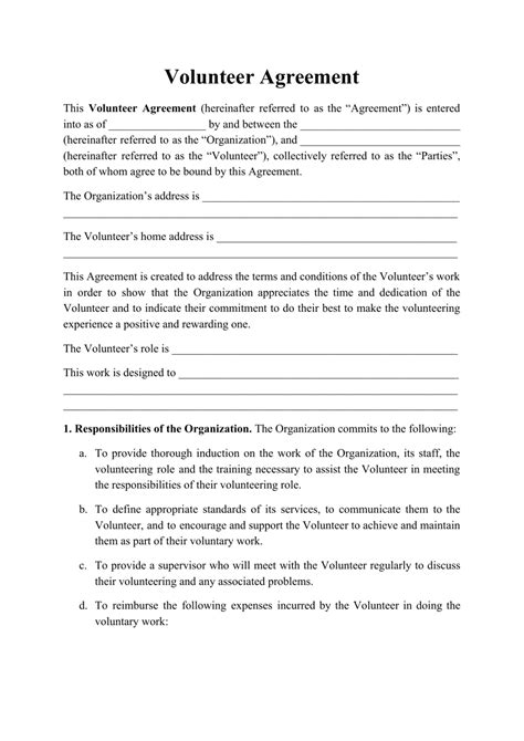 Printable Agreement Examples 43+ PDF, DOC Examples