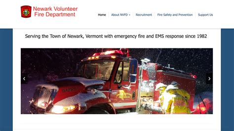 Volunteer Fire Department Websites