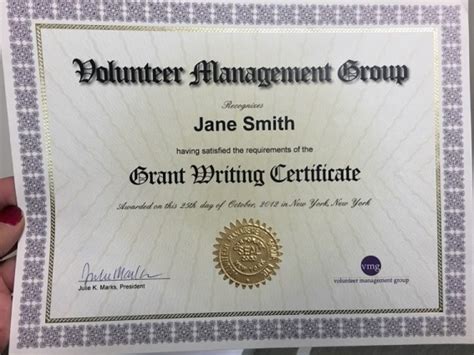 Volunteer Management Certificate Program