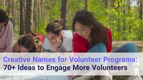 Volunteer Program Name Ideas