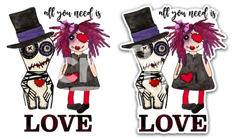 Download Voodoo Love Sublimation Cut Images