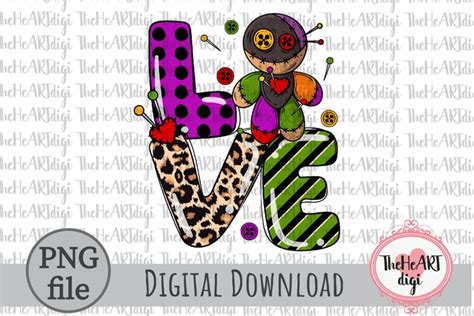 Download Voodoo Love Sublimation Printable