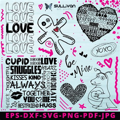 Download Voodoo Love Sublimation Silhouette DXF Files
