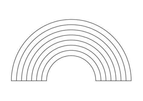 Vorlage Regenbogen