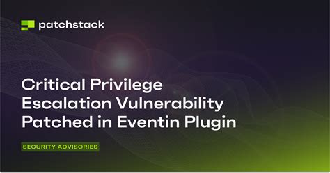 Vulnerability patched