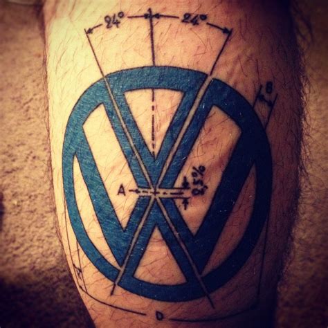 50 Volkswagen VW Tattoos For Men Automotive Design Ideas