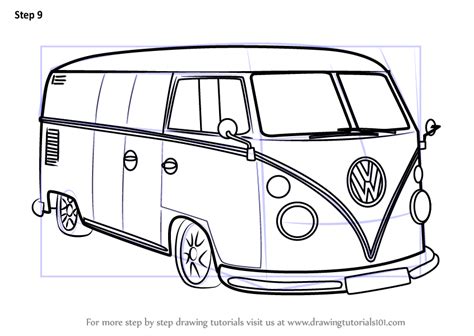 Vw Van Drawing