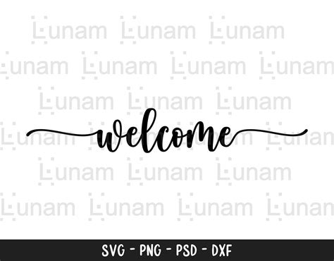 Download WELCOME SVG File - SVG Design Commercial Use DXF Files