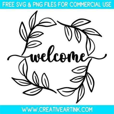 Download WELCOME SVG File - SVG Design Commercial Use Free PSD Mockups