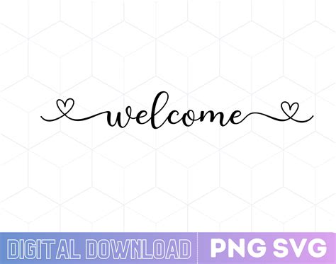 Download WELCOME SVG File - SVG Design Printable