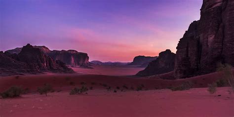 Wadi Rum at sunset
