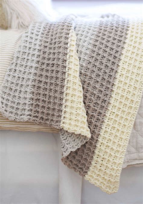 Waffle Blanket Crochet