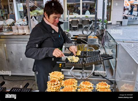 Waffle making Belgium
