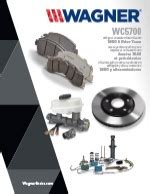 Wagner Brake Parts Catalog