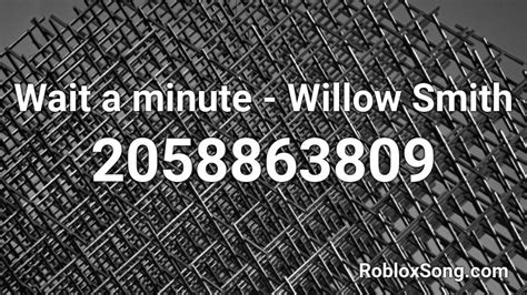 Wait a Minute - Willow Smith Roblox Id - Roblox Music Codes