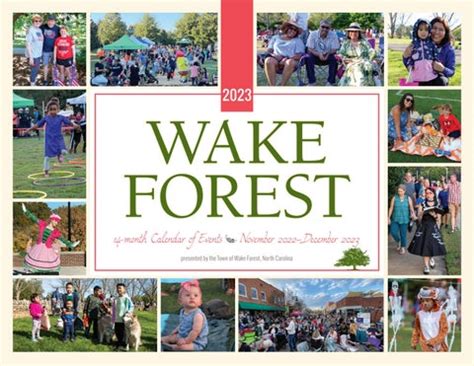 Wake Forest Calendar Of Events